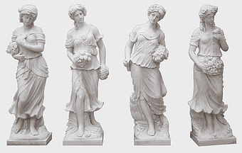stone carving figurine, ancient history monument, classical sculpture artwork, statue editing, marble statue collection, historical artifact display, decorative sculpture art