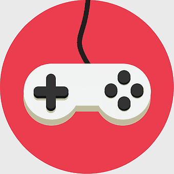 video game controllers, gaming technology, retro gaming icons, amusement arcade entertainment, interactive gaming devices, digital entertainment tools, classic game controller design