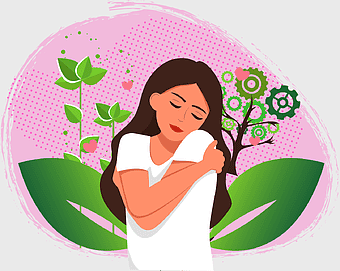 Woman self-care, meditation benefits, personal wellness, relaxation techniques, mental health practices, mindfulness exercises, holistic healing methods, png