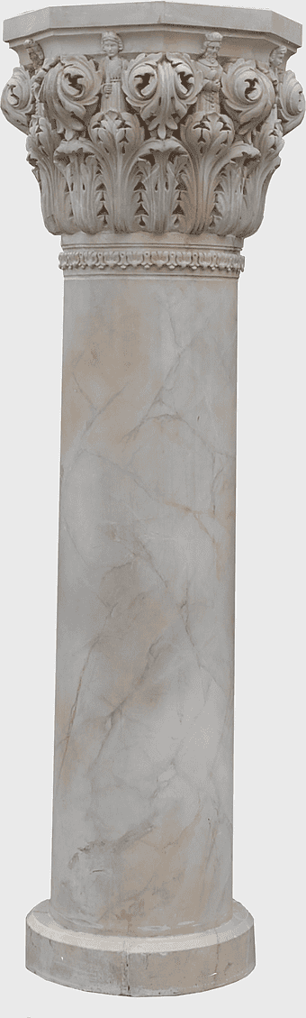 stone carving column, ancient history architecture, classical sculpture capital, pedestal relief sculpture, marble column design, ornate capital details, historical artifact structure