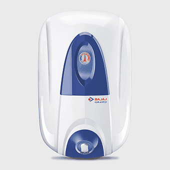 Bajaj Auto water heater, storage water heater, Bajaj Calenta, electric water heating, home appliance water solutions, water temperature control, energy-efficient heating