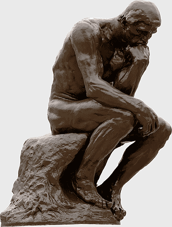internet meme philosopher, bronze sculpture statue, classical philosophy art, conversation monument, contemplative thinker, artistic sculpture, cultural icon