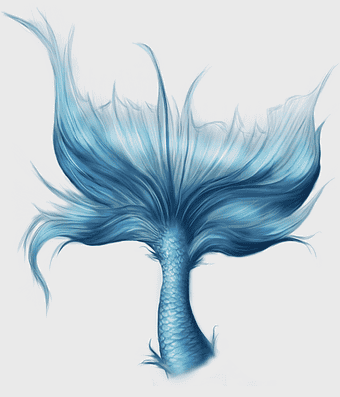 Mermaid tail illustration, blue fish tail design, mermaid scales pattern, glitter mermaid tail, aquatic fantasy art, mythical creature tail, oceanic fantasy illustration