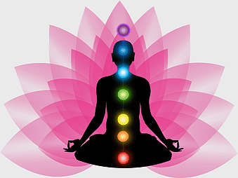 silhouette meditation, seven spiritual laws, 48 laws of power, chakra energy, lotus flower meditation, spiritual healing, mindfulness practice