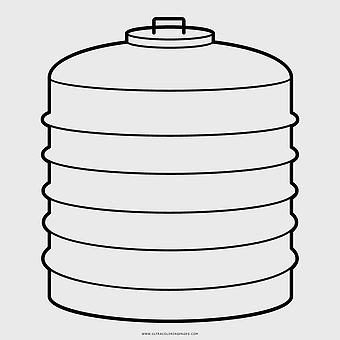water storage tank drawing, steel water tank illustration, rainwater harvesting barrels, hot water storage tank sketch, water container outline, cylindrical tank diagram, eco-friendly water storage solutions