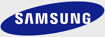 Samsung Electronics logo, Samsung Galaxy branding, blue oval trademark, company wordmark, technology brand emblem, corporate identity design, electronic device symbol