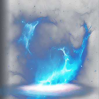 blue flame, electric blue effect, cool flame illustration, underwater energy, cosmic light, ethereal glow, celestial phenomenon, mystical aura