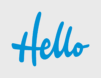 Google Hello logo, blue text design, Google Search branding, Say Hi greeting, digital marketing visuals, online search interface, modern logo aesthetics