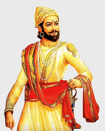 Chhatrapati Shivaji Maharaj, Shivaji Maharaj portrait, Maratha Empire ruler, historical Indian figure, traditional Indian attire, royal Indian warrior, historical Indian leader, png
