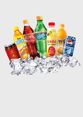 summer soft drinks, assorted bottled beverages, cold drink refreshments, ice-cold soda selection, refreshing drink variety, beverage assortment display, chilled drink collection