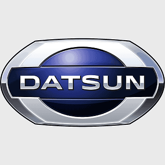 Datsun Go+ logo, Nissan spare parts emblem, automotive design trademark, Datsun vehicle badge, car brand symbol, automotive industry icon, vehicle manufacturer insignia