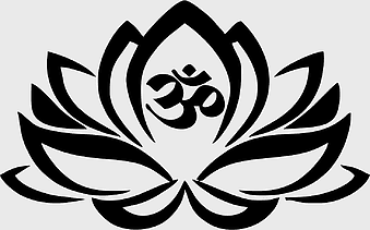 white lotus flower decal, Buddhist lotus symbol, monochrome lotus art, om symbol in lotus, sacred geometry lotus, spiritual wall art, minimalist lotus design