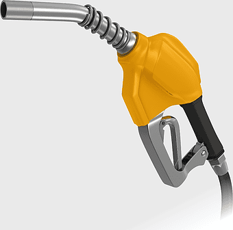 gasoline nozzle, fuel dispenser, yellow fuel pump, diesel fuel, vehicle refueling, automotive fueling equipment, energy supply station