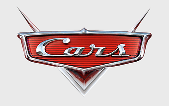 Cars movie logo, Lightning McQueen emblem, Pixar automotive design, Cars Land brand, Disney film icon, red vehicle symbol, movie franchise logo