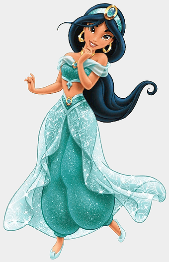 Princess Jasmine illustration, Disney Princess Jasmine, Aladdin character, cartoon princess, Arabian costume design, magical kingdom art, enchanted princess drawing, fairy tale character