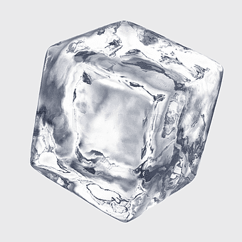 ice cube, hexahedron shape, freezing water, crystal art, cube, icy texture, frozen block