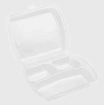 white plastic lunch box, takeout foam container, polystyrene food packaging, plastic tray, disposable meal container, eco-friendly food storage, portable dining solution