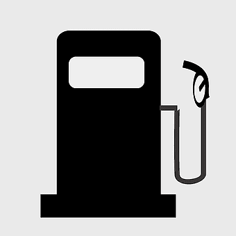 fuel dispenser icon, gas station, black and white fuel pump, scalable gas station logo, petroleum industry symbol, fueling station graphic, energy supply illustration