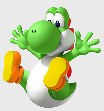 Yoshi Super Mario Bros., Yoshi cartoon character, Yoshi video game character, Yoshi Super Mario World, green dinosaur mascot, Nintendo gaming icon, animated dinosaur art