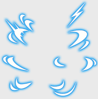 white and blue lightning, Super Saiyan Uub Aura, Dragon Ball Z energy effects, electric blue aura, lightning bolt illustration, energy wave graphic, anime power effects