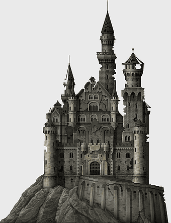 medieval castle illustration, gothic architecture steeple, historic site tours, castle turret facade, fairytale fortress, ancient stone structure, fantasy castle art