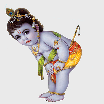 Lord Krishna graphic, Krishna Janmashtami, Bala Krishna, Sri Krishna, divine child, Hindu deity art, spiritual figure