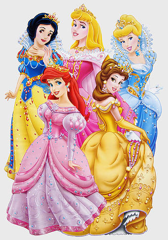 Disney Princess collection, princess costumes, fairy tale characters, royal gowns, enchanted princesses, magical kingdom, fantasy heroines, storybook heroines