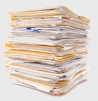 paperless office solutions, file folders stack, office document management, desk organization tips, digital document storage, paperless workflow benefits, office supply organization