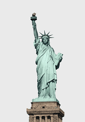 Statue of Liberty, New York City landmark, United States monument, liberty symbol, iconic American sculpture, green patina statue, historic freedom monument