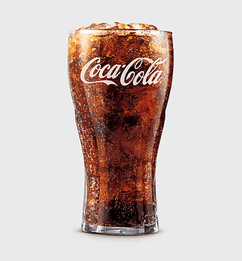 Coca-Cola drinking glass, pint glass with cola, carbonated soft drinks, Coca-Cola Whopper Fizzy Drinks, soda glass, beverage illustration, refreshment drink
