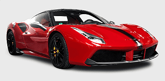 Ferrari 488 GTB, Ferrari sports car, luxury supercar, high-performance vehicle, red Ferrari coupe, sleek automotive design, exotic car exterior