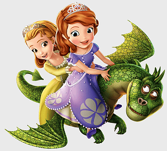 Sofia the First and Princess Amber, Disney Junior princesses, Rapunzel and Sofia the First, Curse of Princess Ivy story, enchanted dragon companion, royal adventure tale, fairy tale friendship moments