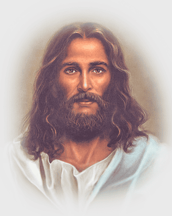 Jesus Christ portrait, Holy Face of Jesus painting, Shroud of Turin depiction, Christ Crucified art, religious iconography, sacred, divine representation