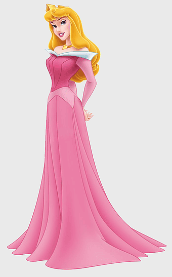 Disney Princess Aurora, Sleeping Beauty character, Disney princess gown, Aurora illustration, fairy tale princess, royal fantasy art, animated princess costume