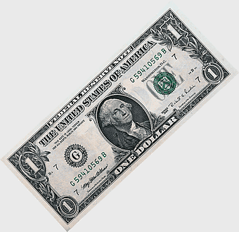 United States one-dollar bill, dollar currency, money banknote, finance, cash transactions, economic value, financial assets