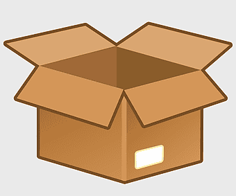 brown box illustration, cardboard box icon, packaging and labeling, carton box, shipping container, storage solution, delivery package