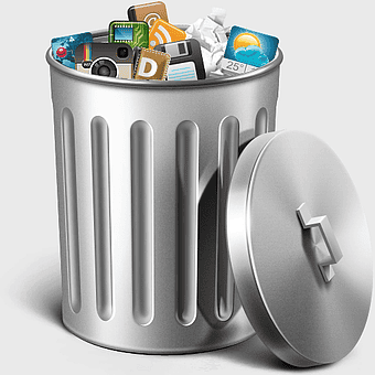 recycling bin for waste, trash can with electronic waste, municipal solid waste management, plastic bin bag, e-waste disposal solution, digital media recycling, eco-friendly waste containment
