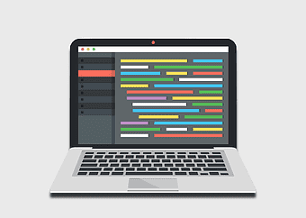 computer programming code, web development software, laptop source code editor, java html programming, digital multimedia design, tech software development, coding language interface
