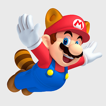 New Super Mario Bros 2 character, Mario Bros Nintendo mascot, video game figurine, Super Mario Bros 2 toy, Mario cartoon illustration, gaming character art, Nintendo 3DS game icon