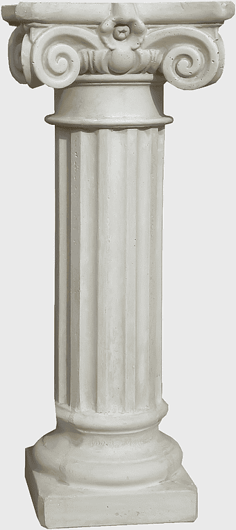 white marble column, stone carving architecture, classical sculpture pedestal, building material pillar, ancient greek design, ornate capital detail, vertical architectural element