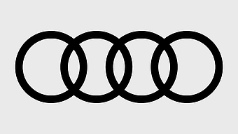 Audi A5 with BMW Logo, monochrome auto branding, audi A5 luxury car emblem, black and white car symbols, automotive logo contrast, car manufacture iconography, premium vehicle mixer visuals