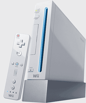Nintendo Wii console, Wii Remote controller, Wii Sports Resort game, Mario Kart Wii gameplay, gaming console accessories, interactive video games, retro gaming systems