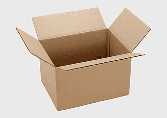 corrugated cardboard box, angle view packaging, kraft paperboard container, open carton box, eco-friendly shipping solution, industrial packing material, storage and transport unit