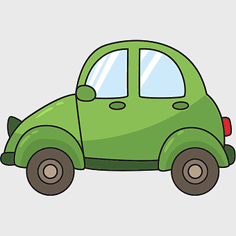 cartoon compact car, vintage green vehicle, cartoon car illustration, green car design, retro cartoon car, playful vehicle graphic, whimsical car art