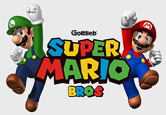Super Mario Bros logo, Mario and Luigi characters, Nintendo platform game, Super Mario Bros series, iconic video game characters, classic gaming mascots, retro gaming art
