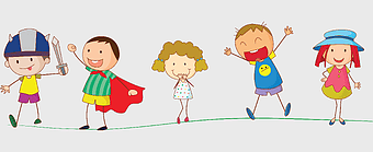 happy children day drawing, cartoon kids playing, toddler friendship art, fun stick figure children, playful childhood moments, joyful kids illustration, children's day celebration art