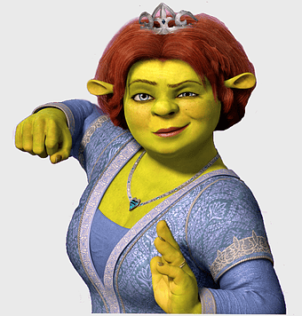 Princess Fiona Shrek, Shrek Film Series art, Cameron Diaz as Fiona, Shrekless illustration, fairy tale characters, animated princess, fantasy movie heroines
