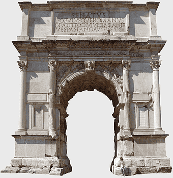 ancient roman triumphal arch, titus arch antique ruins, medievial stone carving structure, palatine hill historical sites, roman empire heritage landmark, imperial victory monument stone, classic column architecture Rome